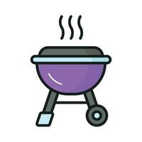 An amazing Bbq grill vector design in modern style, easy to use icon