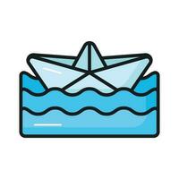 Have a look at this at this amazing vector of paper boat in modern style, origami boat