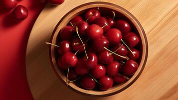 Ripe cherries. Illustration photo