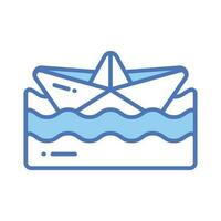 Have a look at this at this amazing vector of paper boat in modern style, origami boat