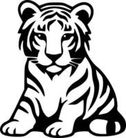 Tigre clipart vector ilustración