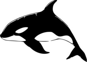 Orca clipart vector illustration