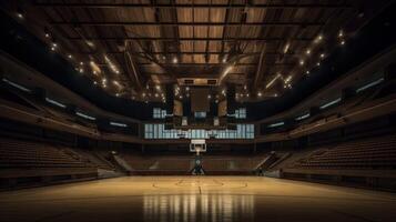 Basketball stadium. Illustration photo