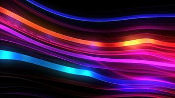 Vivid holographic neon background. Illustration photo