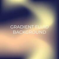 Gradient Fluid with Dark Blue, Cream and Pink Background Design vector