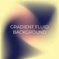 Gradient Fluid with Dark Blue, Cream and Pink Background Design vector