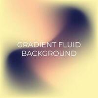 Gradient Fluid with Dark Blue, Cream and Pink Background Design vector