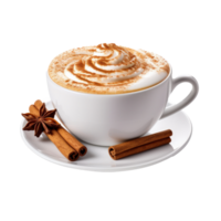 Cappuccino cup isolated. Illustration png