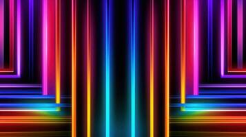 Vivid holographic neon background. Illustration photo