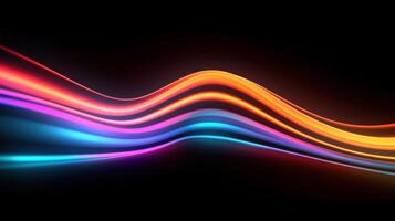 Vivid holographic neon background. Illustration photo