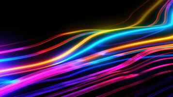 Vivid holographic neon background. Illustration photo