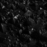 Dark black Geometric grid background created with technology photo