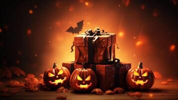 Halloween sale background. Illustration photo