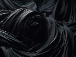 Black abstract background luxury cloth elegant fabric for background created with technology. photo