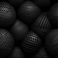 Dark black Geometric grid background created with technology photo