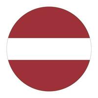 Flag of Latvia. Latvia flag in design shape vector