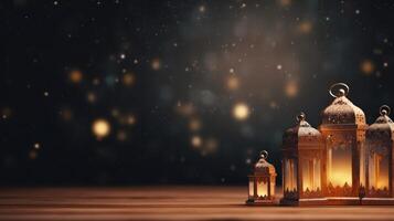 Islamic holiday background. Illustration photo