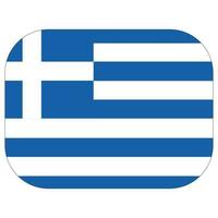 griego bandera. el nacional bandera de Grecia vector
