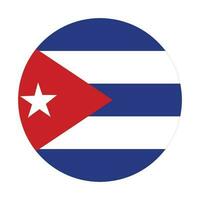 Cuba bandera. retraso de Cuba en diseño forma vector