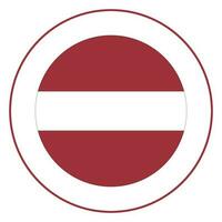 Flag of Latvia. Latvia flag in design shape vector