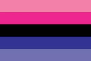 Omnisexual Pride Flag. LGBTQ flag vector