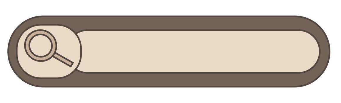 Flat search string for banner plan,calendar design. Computer interface. Vector illustration. Stock image.