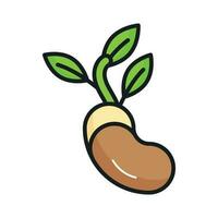 Check this amazing icon of seed sprouting in modern style, easy to use icon vector