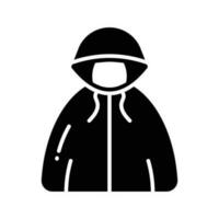 Check this amazing vector of rain coat in modern style, easy to use and download