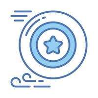 Grab this beautifully designed vector of frisbee in modern style, ready to use icon