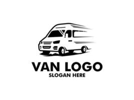 Van logo vector template isolated on white background