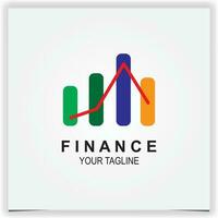 finance graphic logo premium elegant template vector eps 10