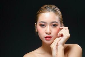 South east Asian beautiful young lady fashion makeup cosmetic photo