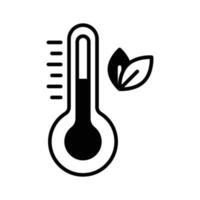 cheque esta hermosamente diseñado vector de eco temperatura en moderno estilo