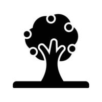 An amazing vector of fruit tree in editable style, fresh fruit tree icon