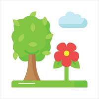 Check this beautifully designed icon of spring scene in editable style, ready to use icon vector