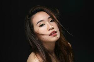 South east Asian beautiful young lady fashion makeup cosmetic photo