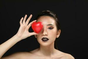 South east Asian beautiful young lady fashion makeup cosmetic photo