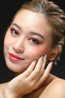 South east Asian beautiful young lady fashion makeup cosmetic photo