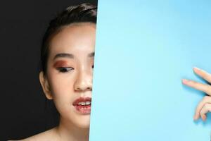 South east Asian beautiful young lady fashion makeup cosmetic photo