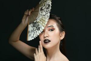 South east Asian beautiful young lady fashion makeup cosmetic photo