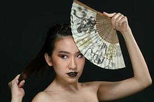 South east Asian beautiful young lady fashion makeup cosmetic photo