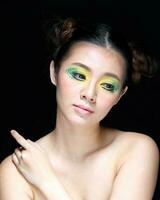 Asian Woman Fashion Makeup photo