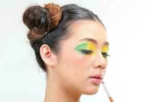 Asian Woman Fashion Makeup photo