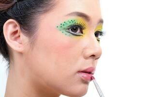 Asian Woman Fashion Makeup photo