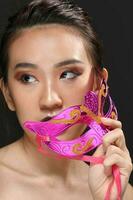 South east Asian beautiful young lady fashion makeup cosmetic photo