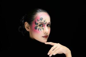 Asian Woman Fashion Makeup photo