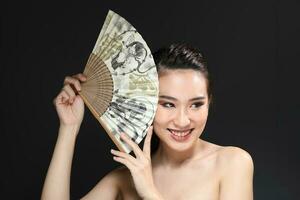 South east Asian beautiful young lady fashion makeup cosmetic photo