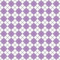 Simple Purple And White Seamless Argyle Pattern vector