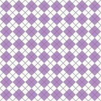 Simple Purple And White Seamless Argyle Pattern vector