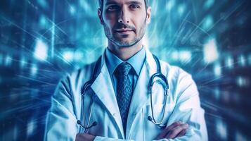 Doctor medical background. Illustration photo